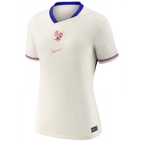 France maillot féminin extérieur deuxième uniforme de football femme kit de football de sport hauts chemise 2025-2026